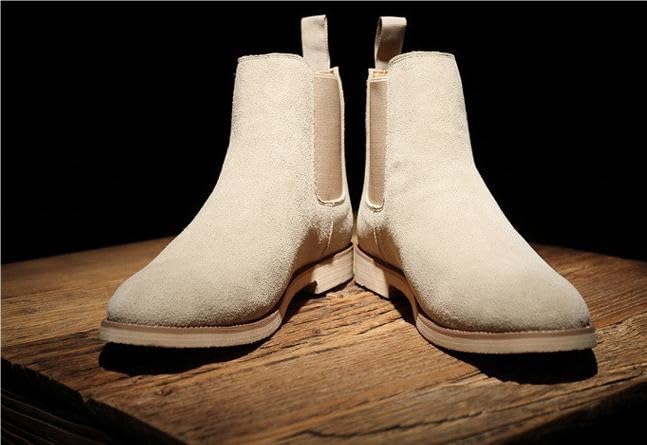 Men's Chelsea Boots Comfortable Suede Dress Boots Men's Non-Slip Fashionable Ankle Boots Casual2
