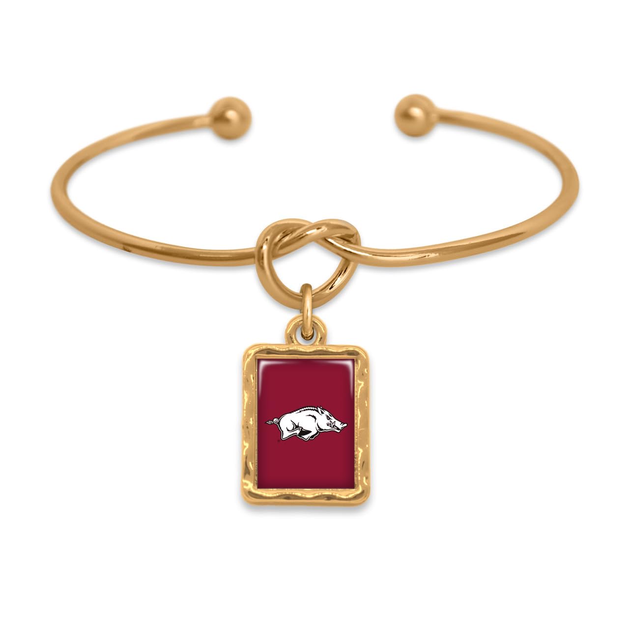 From the Heart Arkansas Razorbacks Vivian Gold Cuff Bracelet Licensed Gift UA