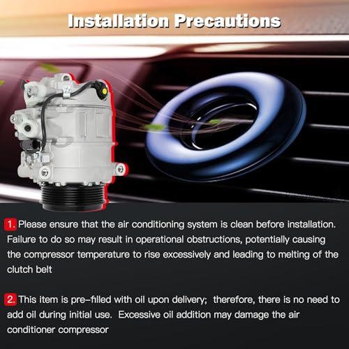 Image of cciyu Air Conditioning Compressor Fit for Mercedes-Benz CL550 S450 S550