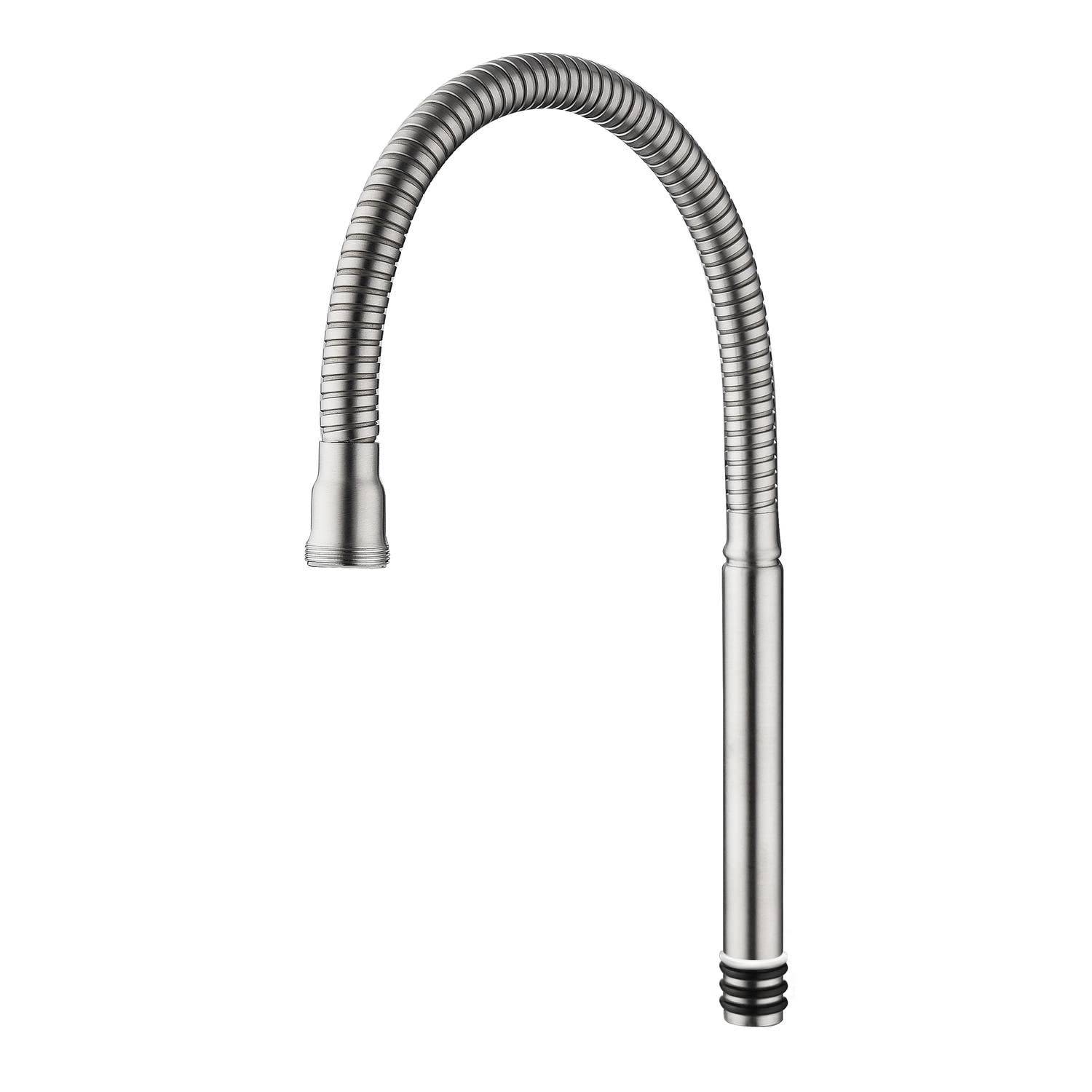 Tuyau de sortie flexible pour robinet de cuisine facilitant la vaisselle quotidienne