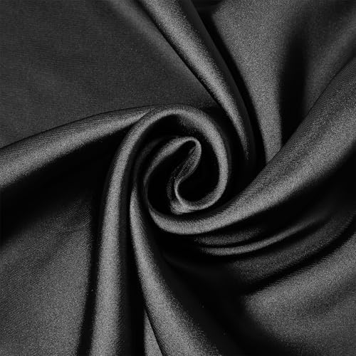 Womens Head Scarf Like Silk Scarf Black Square Satin Scarfs Bandana Head Scarves Night Hair Wrapping Scarfs Large Fashion Headscarf Headband Scarves for Sleeping 27.5" Halloween3