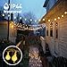 JMEXSUSS 100 LED Connectable Globe String Lights Indoor Bedroom, 33ft Warm White Christmas Lights Plug in with Remote, 8 Modes Hanging Fairy Light Outdoor for Room Classroom Party Valentine Day Decor