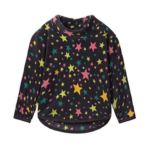 Mud Kingdom Toddler Boys Fleece Sweatshirts Long Sleeve Basic Pullover Warm Winter Black Stars 3T #TOP2