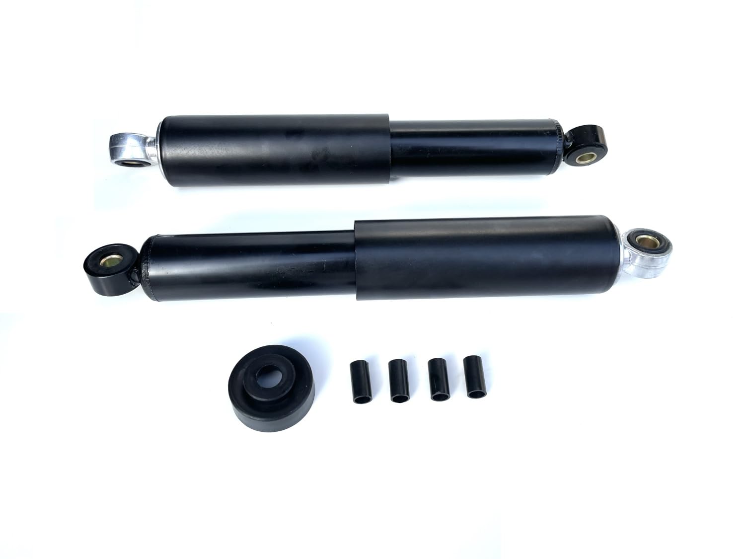 Stoßdämpfer Satz Schwarz 310mm passend für Simson Schwalbe, Habicht, Star, Sperber – Flexibel mit Reduzierhülsen 8/10mm