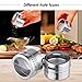 Janolia 12pcs Botes para Especias, Recipientes de Condimento con Acero Inoxidable Anti-Polvo,...