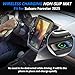 Singkin Center Console Wireless Charging Mat for Subaru Forester 2025, Console Charger Silicone Protective Non-Slip Pad Anti-Dust Inserts Liner Waterproof Mats for Subaru Forester Accessories