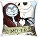 Jake And Sally Nightmare Before Christmas - Federa decorativa per cuscino per divano, camera da letto, 40 x 40 cm