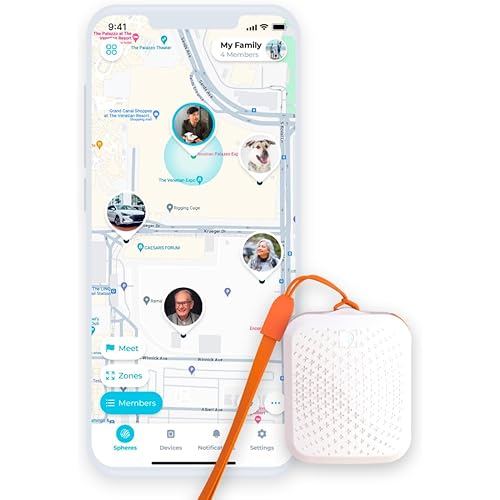 Tack GPS [Lowest Monthly fee| 30 Days Battery Life| FCC Certified] -Child, Kids, Pet, Dog, Cat, Elderly, Alzheimer, Car, Vehicle, Bike, Personal Tracking Device. GPS +WiFi +Cellular