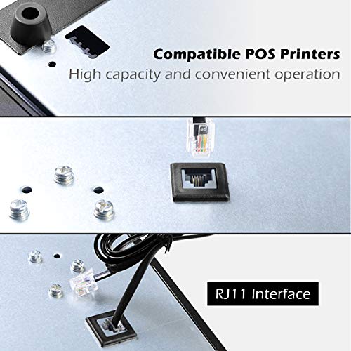 image for Tangkula Cash Register Drawer, for Point of Sale (POS) System with Rem
