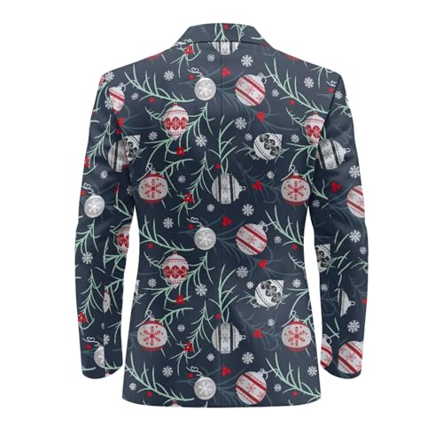 INSTANTARTS Mens Casual Blazer Lined Collar Men Blazer Jacket Casual Lightweight One Button Daily Blazers Fashion4