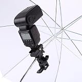 Yunir Uchwyt błyskowy, uchwyt na gorące buty Flash parasol uchwyt lekki stojak do fotografii wideo, pasuje do górnej części większości standardowych stojaków świetlnych lub statywów