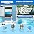 SWIMLINE HYDROTOOLS 87615 Salt Water Chlorine Generator System For Pools Up To 15K Gallons, 7 Titanium Plates 0.8 Lbs CL Output, Universal Compatibility Easy Install Above & Inground Swimming Pools