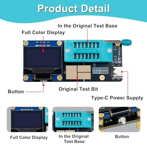 Testeur de composants Treedix GM328 pour identifier les pannes SMD - 4