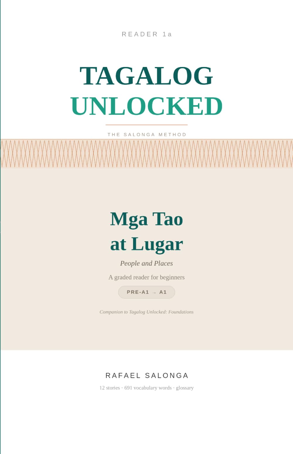 TAGALOG UNLOCKED: FOUNDATIONS Reader 1a: Mga Tao at Lugar