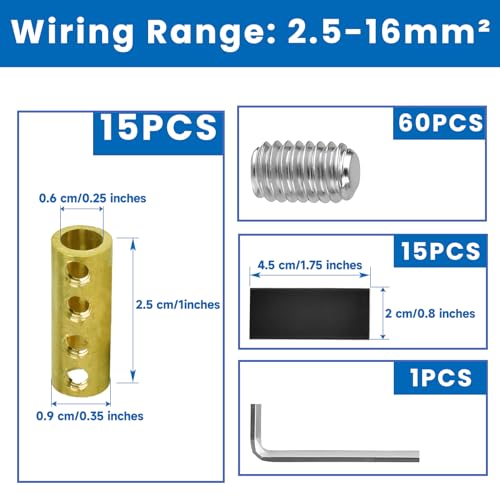 Conector de alambre 6 AWG de alta conductividad 80A: robustez y precisión 2