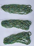 Darice Strung Beads, 14 in (35.56 cm), Peridot, 3 Packs of 8 Strands Each
