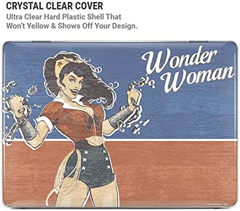 Skinit Case + Skin Compatible with MacBook Air 13in M1 (2021) - Officially Licensed Warner Bros Wonder Woman Bombshell Design