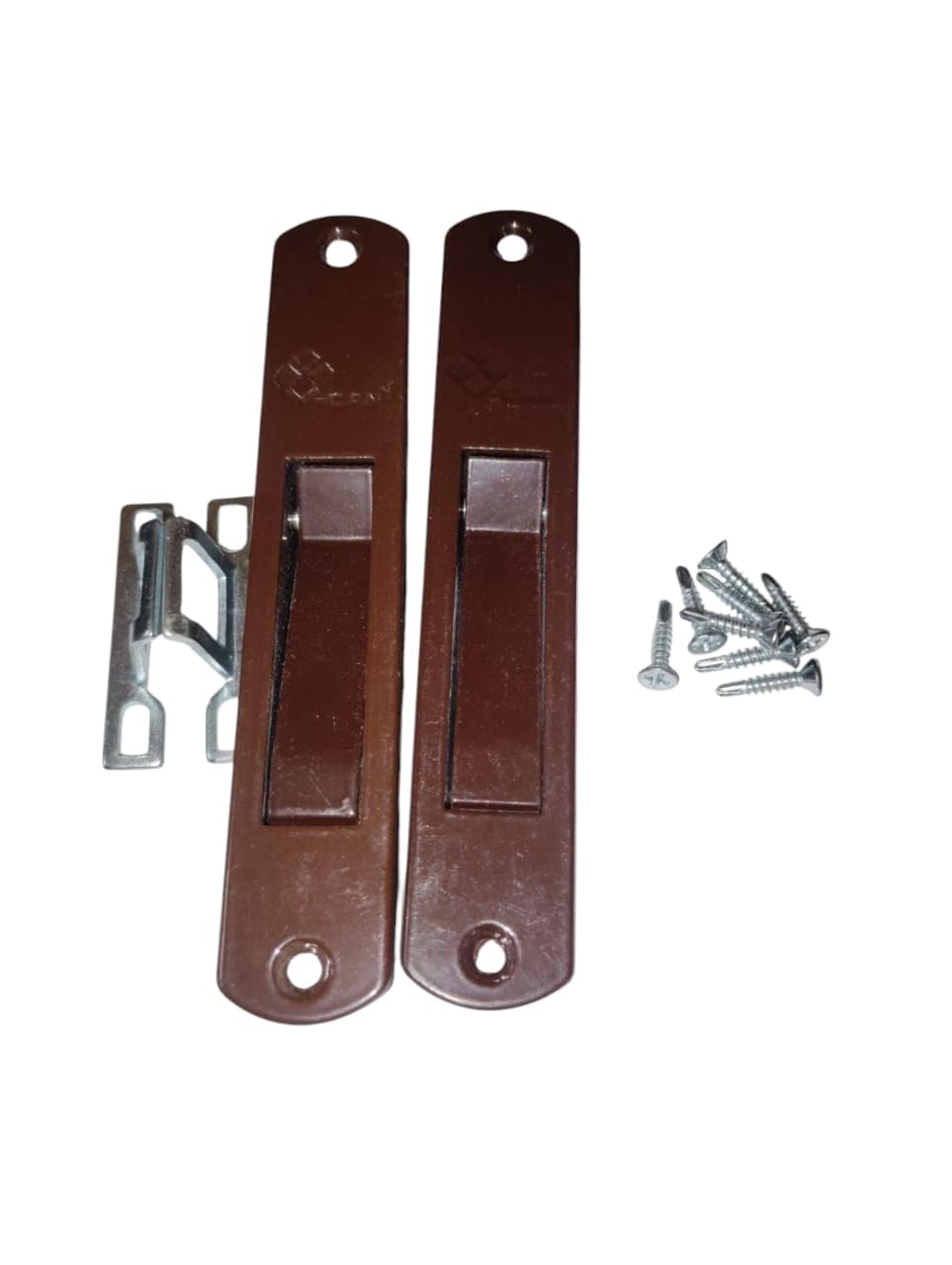 generic Aluminium Touch Lock for UPVC Sliding Window,Colour-Brown, Pack of 2 Pair (4Pcs) (Left & Right)-picture-11