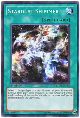Amazon Co Jp 遊戯王 英語版 Stor En055 Stardust Shimmer 星屑のきらめき スーパーレア 1st Edition ホビー Amazon Co Jp 遊戯王 英語版 Stor En055 Stardust Shimmer 星屑のきらめき スーパーレア 1st Edition ホビー