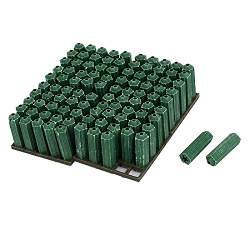 Aexit 8mm x 28mm Plastic Masonry Screw Fixing Wall Anchor Connector Green 100pcs (64dc7f5922c4ce7c3b566158a2b157e8)