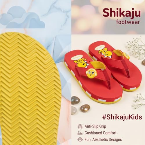 Image of Kids' Flip Flop Slippers, soft and Lightweight sole, Super Flexible, Comfortable & Arch Support, Durable Indoor and Outdoor Slippers