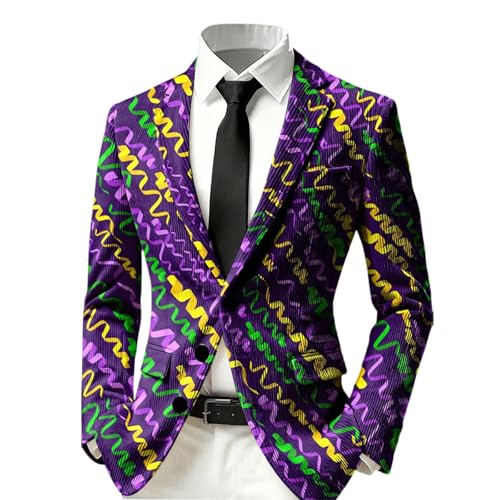 Chaqueta de pana estampada americana cómoda para eventos y fiestas