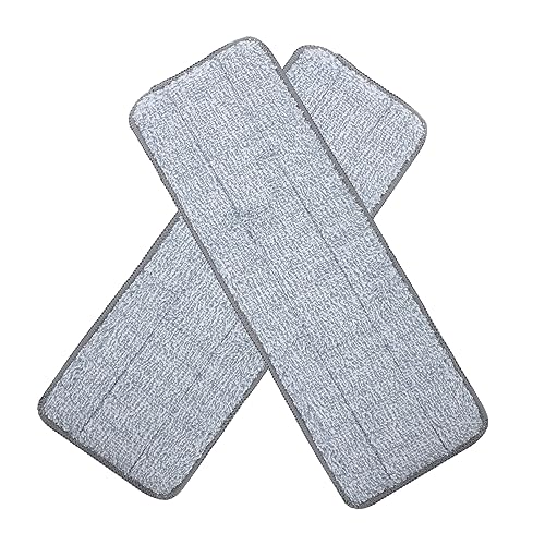 Beaupretty 2 Piezas Paños de Microfibra para Mopa Recambios Absorbentes y Reutilizables para Limpieza de Secado Rápido para y Cocina Compatibles con Mopas Planas
