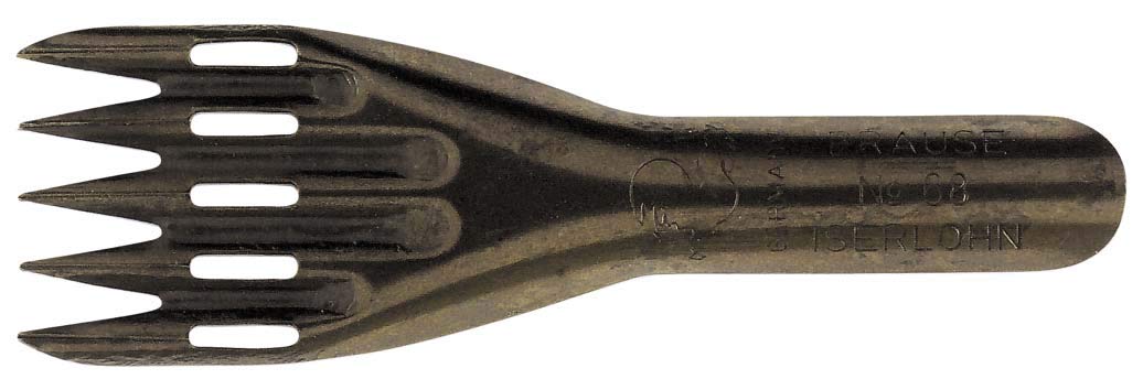 Brause 300068B - Packung mit 3 Notenfedern, zum Ziehen von Notenlinien und Dekorieren von Texten, 1 Pack
