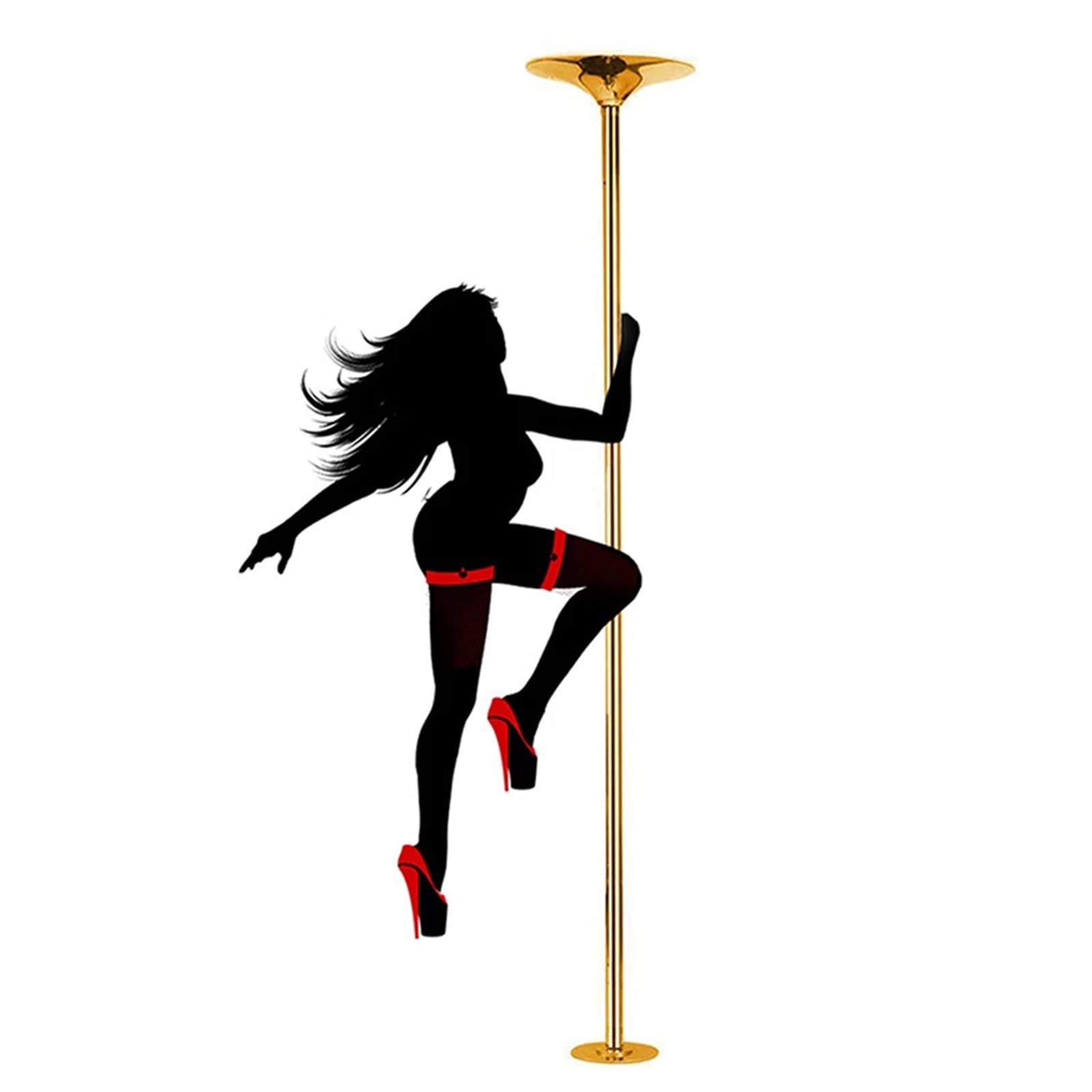 Kit perche de danse portable pour plafond haut entraînement de pole dance à la maison