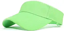 Chapéus femininos ajustáveis de viseira de sol de golfe boné de verão unissex boné de beisebol
