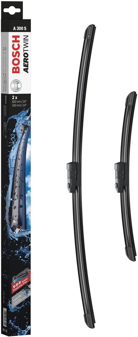 Bosch Wiper Blade Aerotwin A300S, Length: 600mm/340mm − Set of Front Wiper Blades