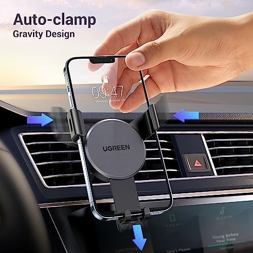 image for UGREEN Car Phone Holder Air Vent Gravity Cradle Shakeproof Compatible 