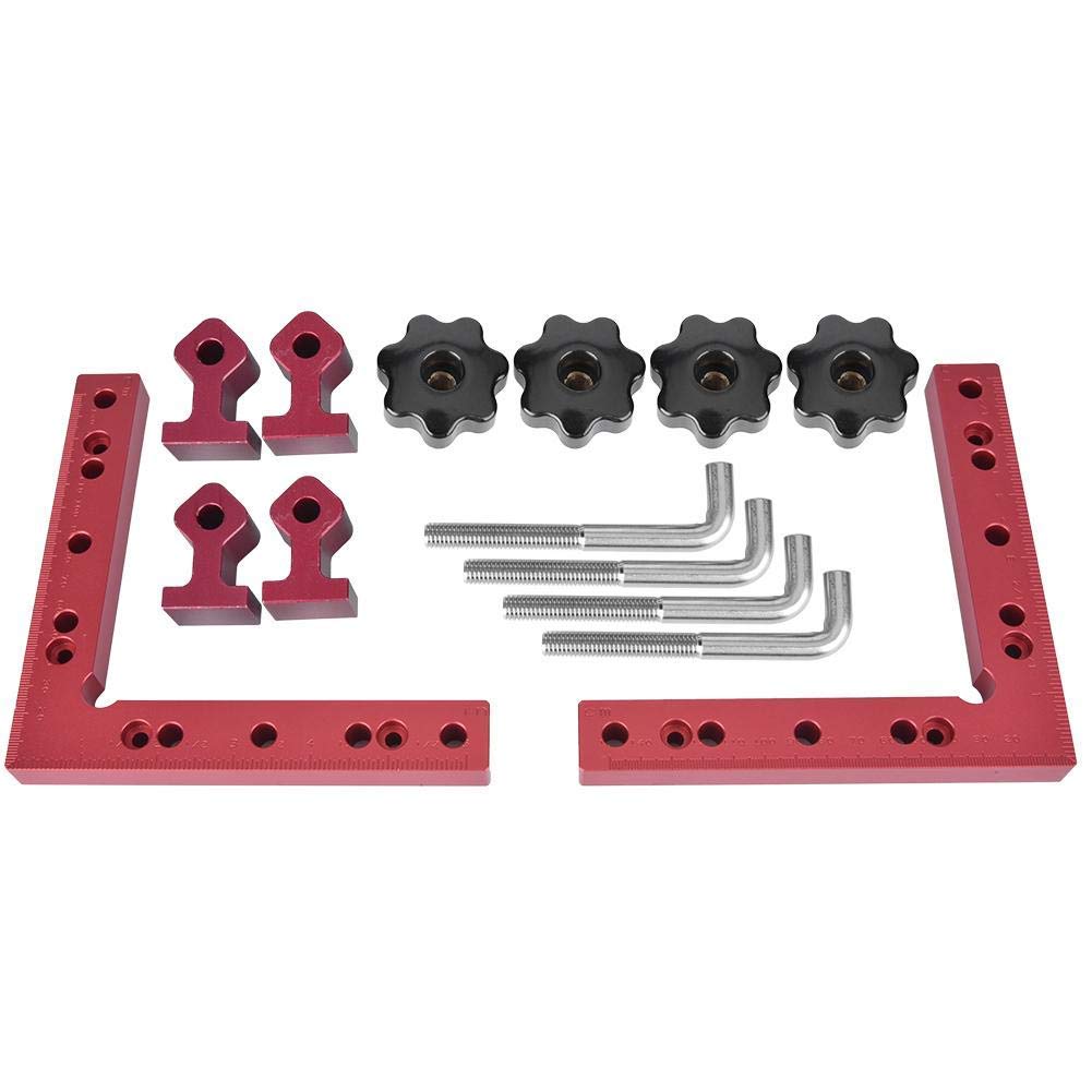 90 Degree Positioning Squares,Woodworking Right Angle Fixing Clip L Shape, Right Angle Clamps,Corner Clamping Square Tool