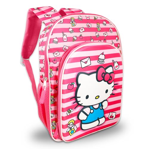 Hello Kitty Backpack with Lunch Box for Girls - Bundle with 16" School Bag, Lunch Bag, Water Bottle, Stickers, More | Hello Kitty Backpack for Kids School Supplies2