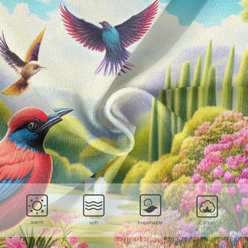 Animal Girls Underwear Toddlers 2t Cotton Little Girl Panties Colorful Birds Flowers Briefs Underpants3