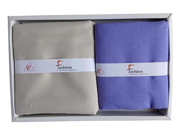its' fashion impact Men's Unstitched Shirt Pant Fabric Combo, Cotton Blend, Formal Style, Regular Fit, 2 Piece Set-picture-31