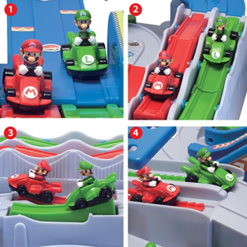 EPOCH GAMES Super Mario 7414 Mario Kart Racing Deluxe - Juego de Mesa