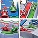 EPOCH Games Mario Kart™ Racing Deluxe - Super Mario Vehicle Obstacle Course with Mario and Luigi Figures - Perfect Action Tabletop Game for Ages 5+