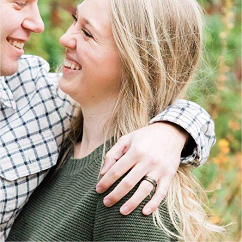 Enso Rings Classic Contour Silicone Ring – Stackable Multi Color Unisex Wedding Engagement Band – Thin Minimalist Band – 7.24mm, 1.9mm Thick (Silver, 14) by Enso Rings - Used condition - Image 3
