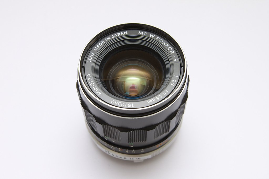 Amazon.co.jp: Minolta ミノルタ MC W.ROKKOR-SI 28mm F2.5 : 家電＆カメラ