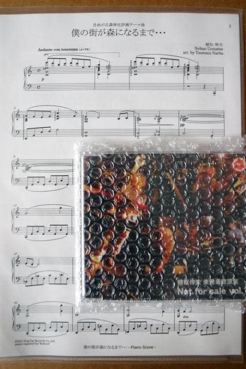 Amazon.co.jp: 植松伸夫 ファンクラブ限定 未発表音源CD 楽譜 ピアノ