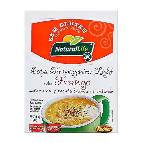 Sopa Termogênica Ligth Frango Com Cúrmuca Sem Glúten NaturalLife 20g