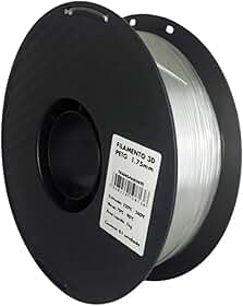 Filamento 3D PETG Transparente 1.75mm 1KG Masterprint Para Impressora 3D