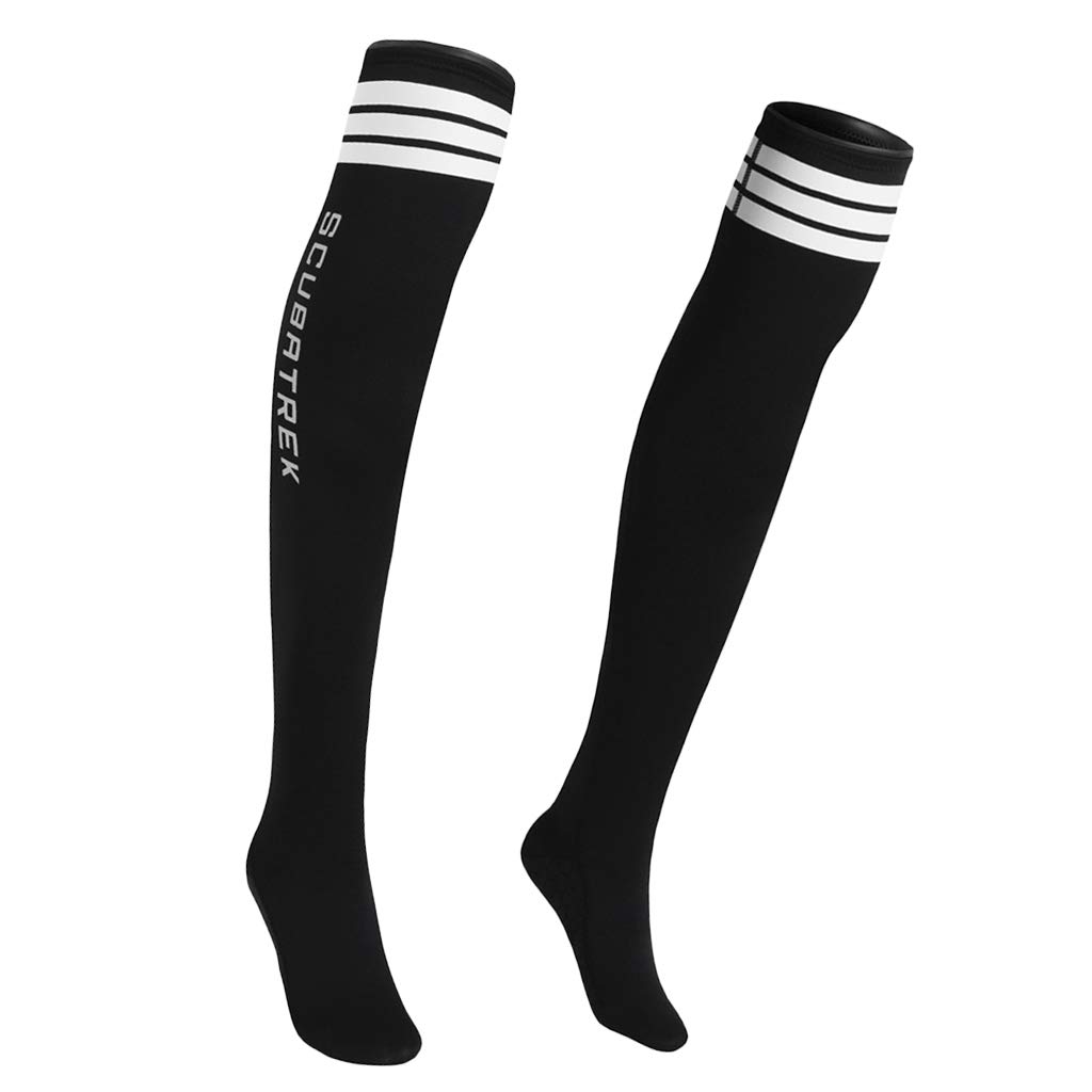 Perfeclan Calzini Lunghi in Neoprene Impermeabile da 1,5 Mm Calzini Lunghi per Immersioni Subacquee, Snorkeling, Nuoto, Sport Acquatici