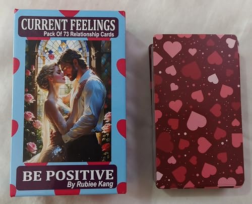 Image of BE Positive Current Feelings Tarot Card Deck Love Oracle Deck Romance Tarot Twin Flame Message Love Cards Partner Feelings
