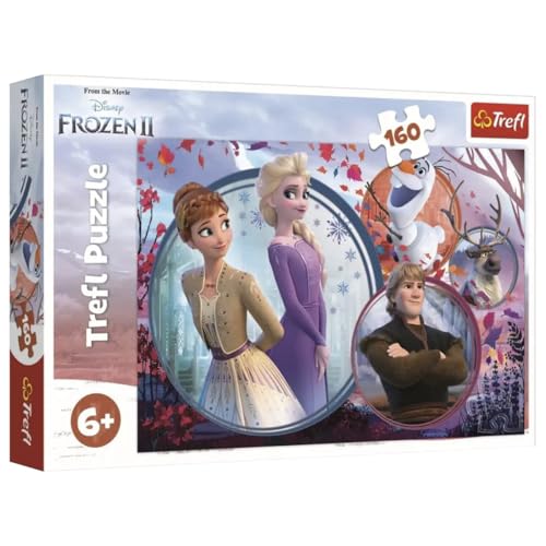 Puzzle 160 Frozen 2 Siostrzana przygoda