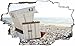 Produktbild DesFoli Strandkorb Strand 3D Look Wandtattoo 70 x 115 cm Wanddurchbruch Wandbild Sticker Aufkleber C543