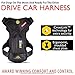 EzyDog Drive Dog Car Harness – Crash Tested and Certified (US-FMVSS 213) Dog Seat Belt Harness for Safe Travel, Adjustable with Padded Comfort (Small)