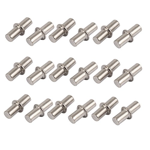 Preisvergleich Produktbild 18 Stück Regalbodenträger Schrank Holzbrett Regalstifte Unterstützung Halter Bodenträger 17mmx5mm