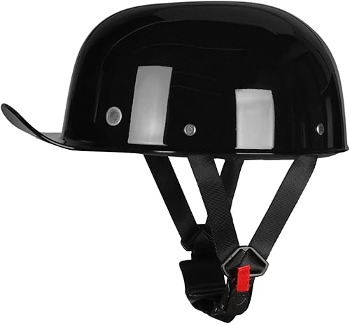 Miniatura 2 de Casco de Béisbol para Motocicleta - Gorra de Estilo Béisbol Retro para Unisex-Adulto, Aprobado por DOT